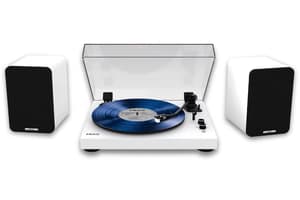 Mixx Analog System 5 Vinyl Record Player + Wireless Speakers | MAS-05-WH-489 | White