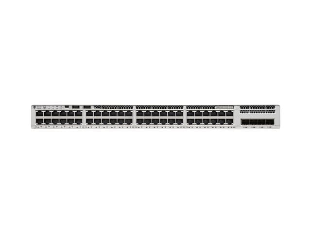 CISCO - Catalyst 9200L - Network Essentials - switch - L3 - Managed - 48 x 10/100/1000 (PoE+) + 4 x 10 Gigabit SFP+ - rack-mountable - PoE+