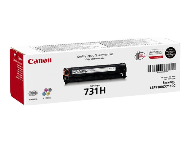 CANON - 731 BK H - high capacity - black - original - toner cartridge