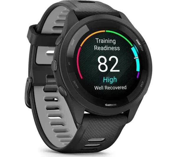 GARMIN Forerunner 265 Sports Watch - Powder Grey, 46 mm