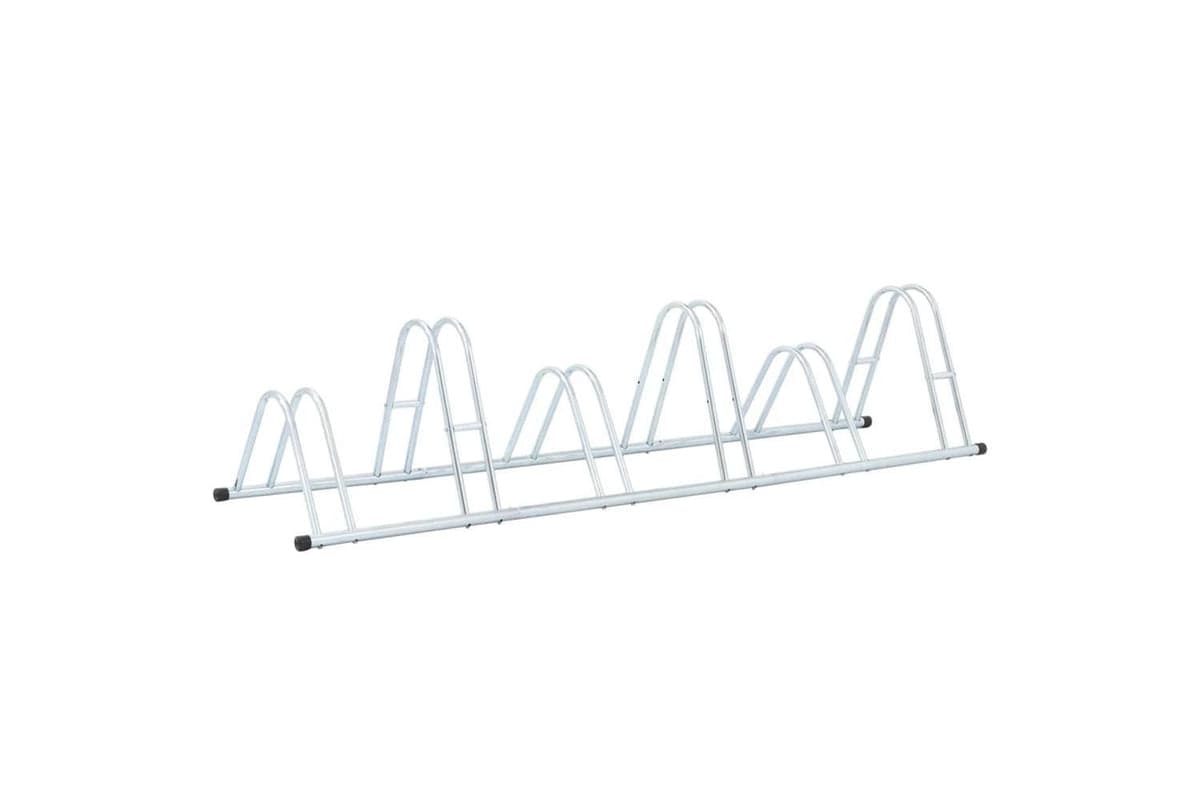 Vidaxl Bicycle Stand For 6 Bikes Floor Freestanding Galvanised Steel