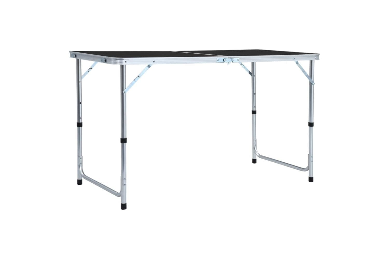 vidaXL 48173 Foldable Camping Table Grey Aluminium 120x60cm