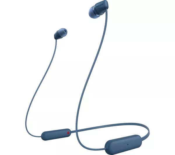 SONY WI-C100 Wireless Bluetooth Earphones - Blue