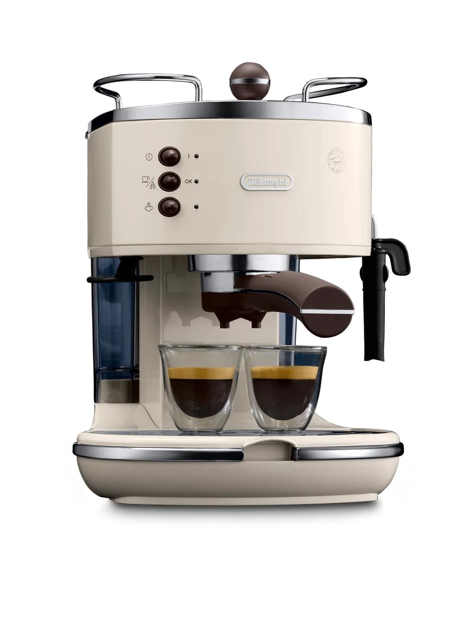 De'Longhi, ECOV311.BG, Icona Vintage Pump, Brown