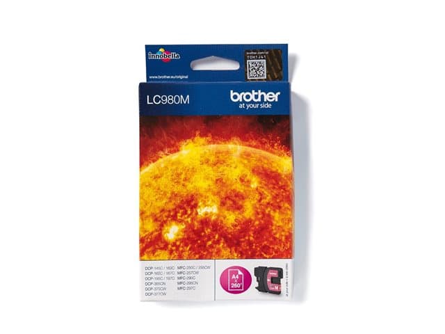 BROTHER - LC980M MAGENTA INK CARTRIDGE