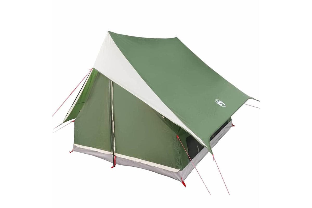 Vidaxl Family Tent With Roof Green And White 220 X 220 X 184 Cm