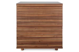 Mooring Bedside Table | 2 Drawer | Natural