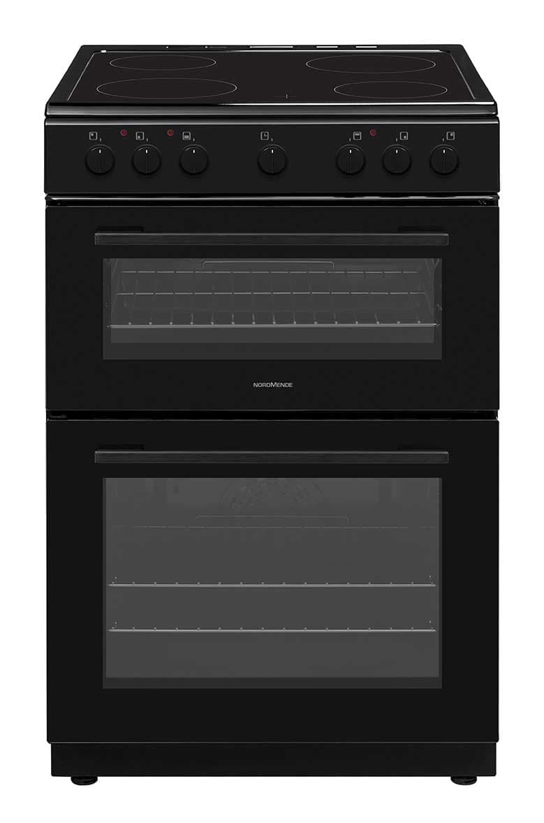 Nordmende Cooker 60cm Ceramic Hob - Black | CTEC63BK
