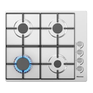 Refurbished 60cm 4 Burners Gas Hob - Stainless Steel
