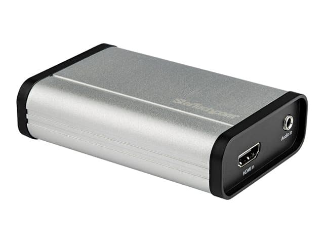 StarTech HDMI to USB C Video Capture Device 1080p 60fps, UVC, External USB 3.0 Type-C Capture/Live Streaming, HDMI Audio/Video Recorder Adapter, USB-C