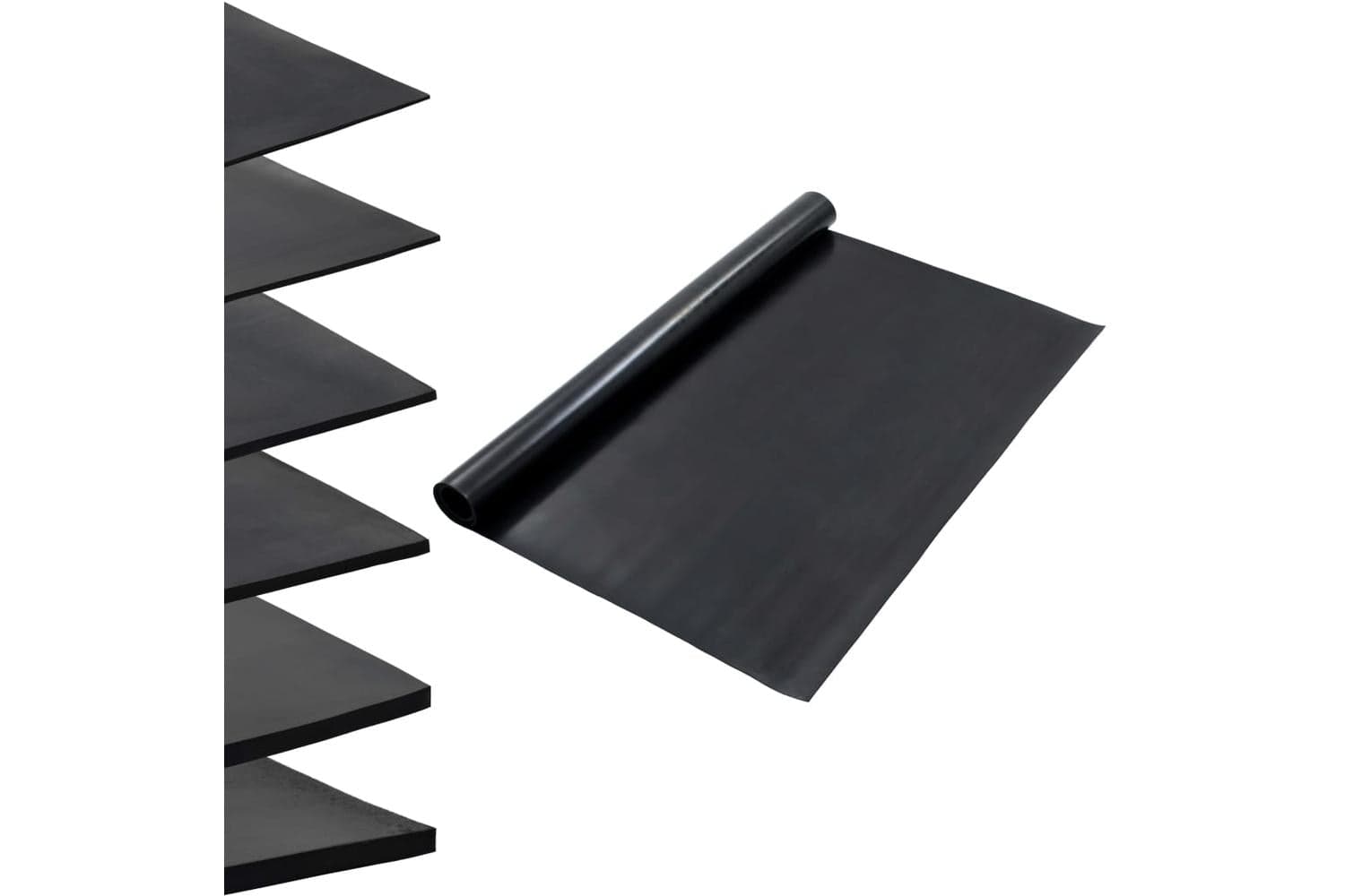 vidaXL Floor Mat Anti-slip Rubber 1.2x2 M Smooth