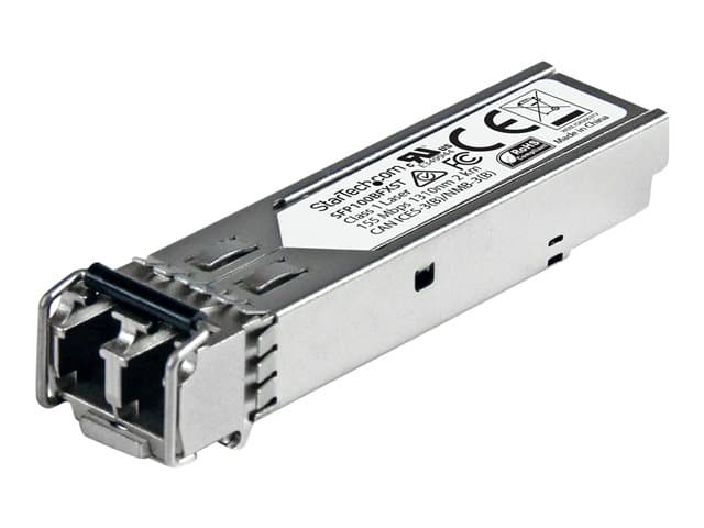 STARTECH.COM - Startech MSA Uncoded Compatible SFP Module, 100BASE-FX, 100MbE Multi Mode (MMF) Fiber Optic Transceiver, 100Mb Ethernet SFP, LC Connector, 2km, 1310nm, DDM, Mini GBIC Module, 100Mbps - Lifetime Warranty (SFP100BFXST) - SFP