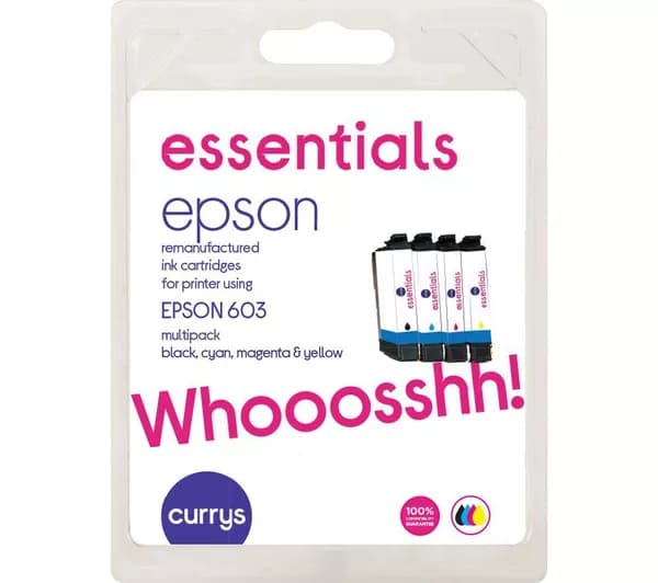 ESSENTIALS Epson 603 Starfish Cyan, Magenta, Yellow & Black Ink Cartridges - Multipack