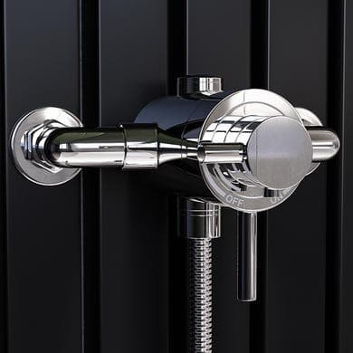 Volta 1 Outlet Exposed Thermostatic Shower Valve