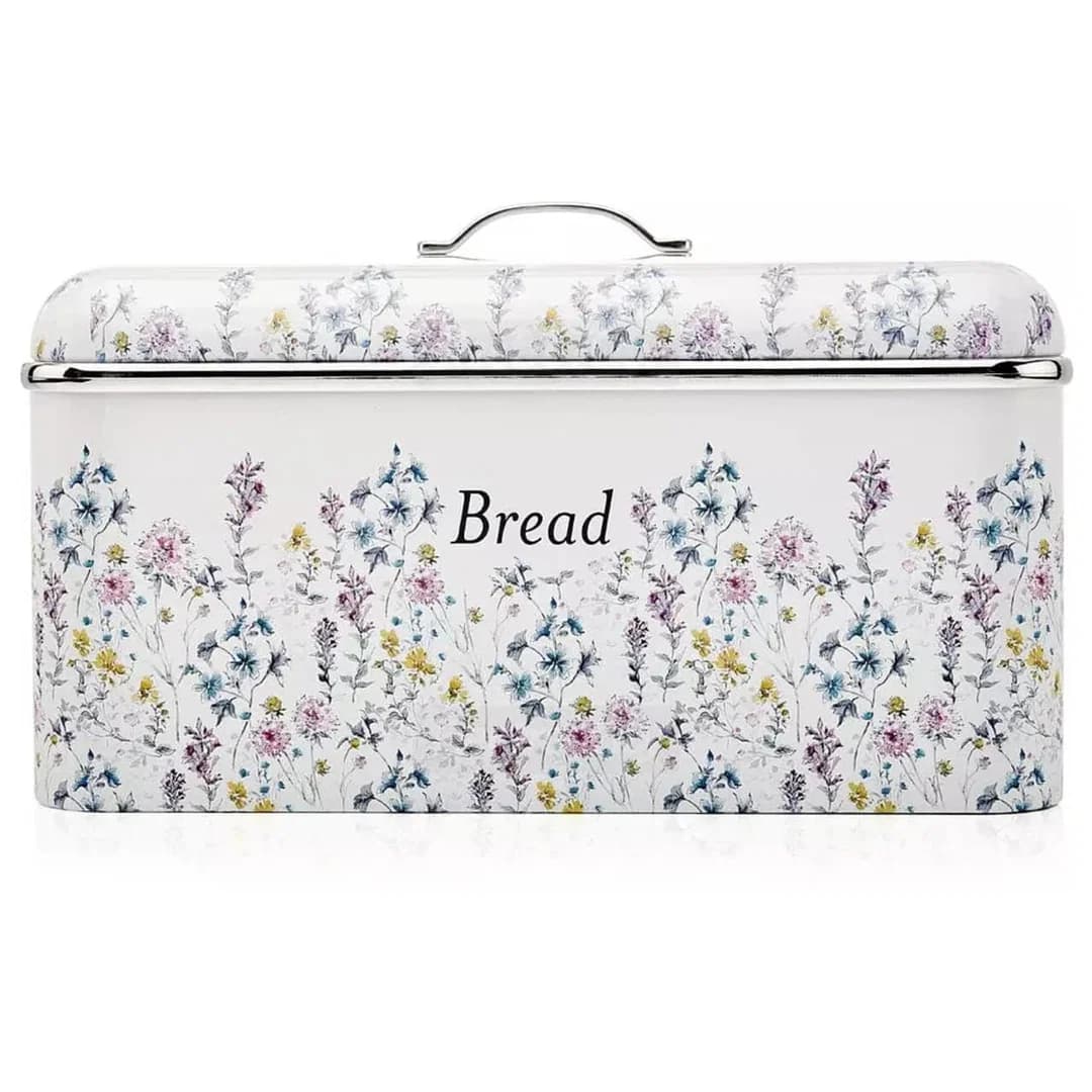 Laura Ashley Bread Bin with Removable Lift-Top Lid | Wild Meadow Floral