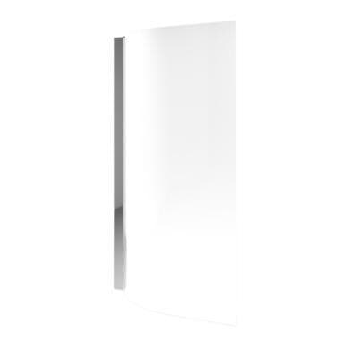Chrome Hinged Shower Bath Screen 1450 x 730mm - For Cove & Lisbon Shower Baths