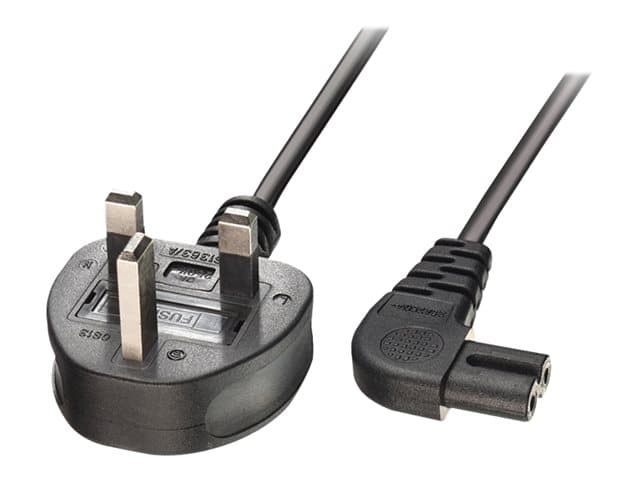Lindy - power cable - power IEC 60320 C7 to BS 1363 - 50 cm