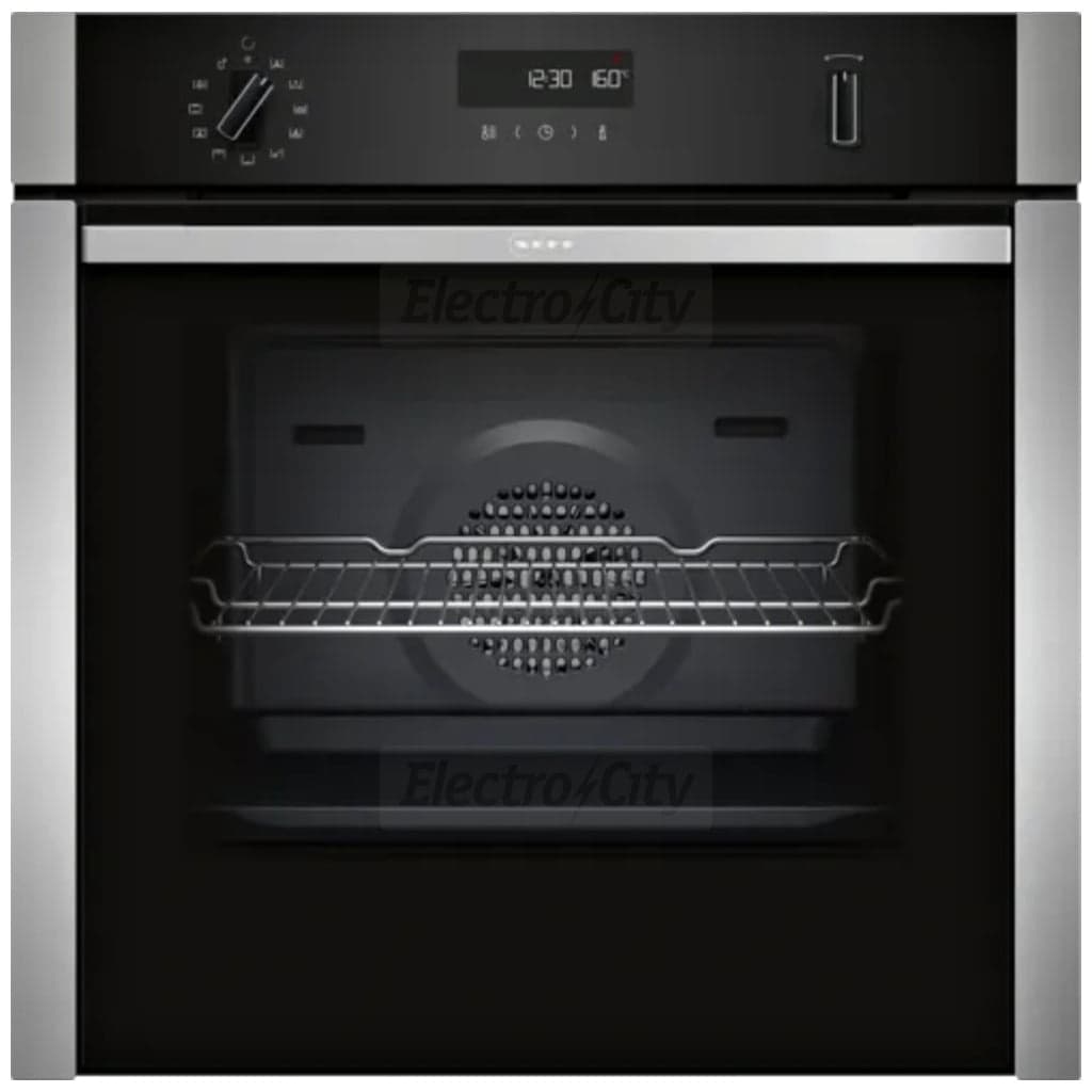 Neff N 50 71 Litre Built-in Electric Slide & Hide Smart Oven | Stainless Steel