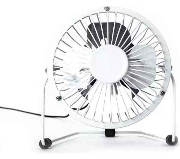 STATUS SUSBWHWFAN1PKB4 4" USB Desk Fan - White