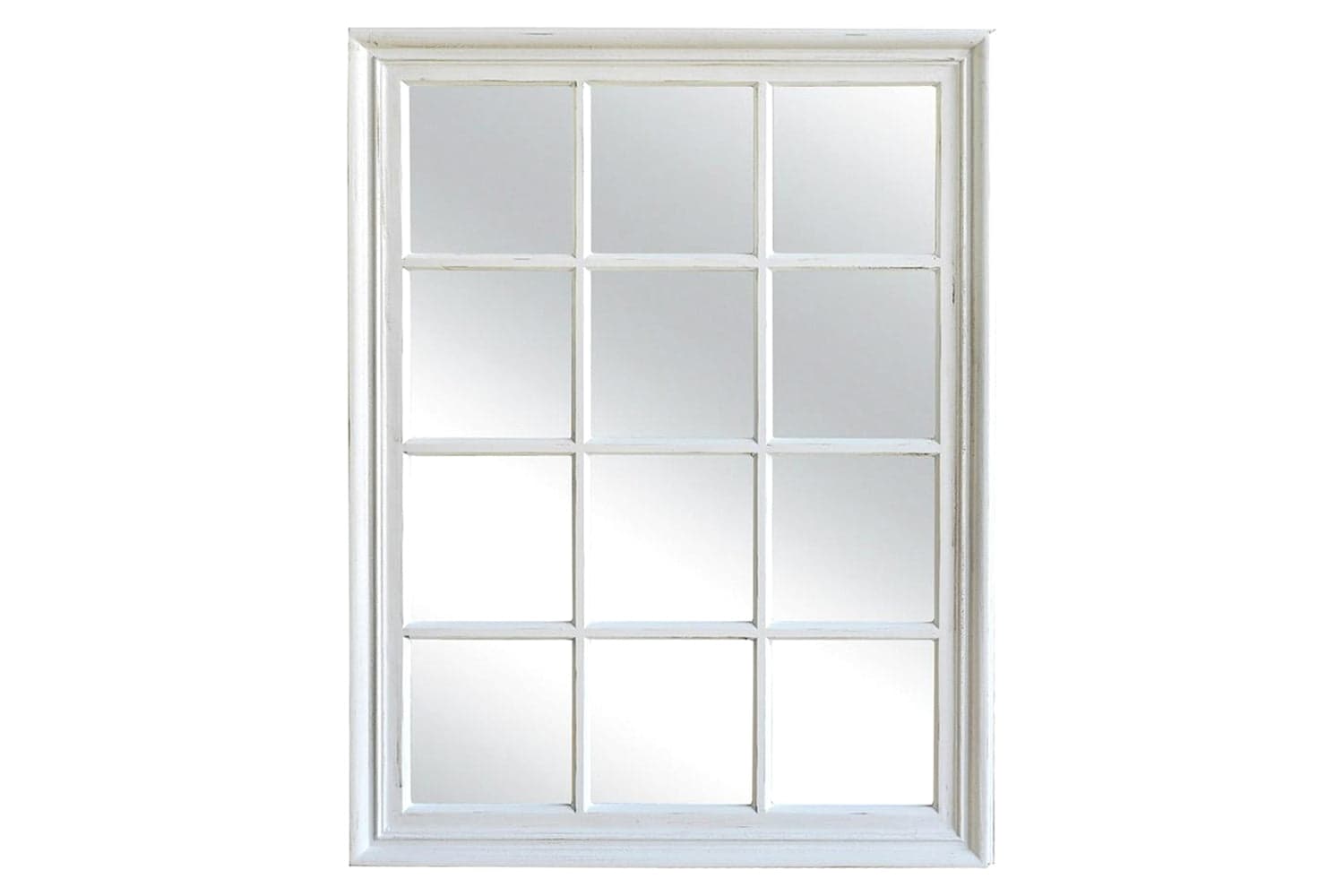 Faye Window Mirror | Washed White | 75 x 100 cm