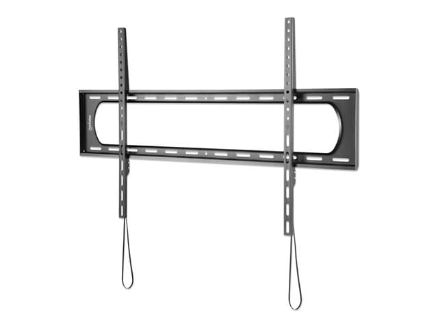 Manhattan TV & Monitor Mount, Wall (Low Profile), Fixed, 1 screen, Screen Sizes: 60-120", Black, VESA 50x50 to 900x600mm, Max 120kg, Ultra Slim, LFD,
