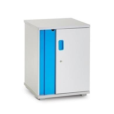 LapCabby Lyte Single Door 10 Laptops or Chromebook and Tablet up to 15.6" Charging Trolley