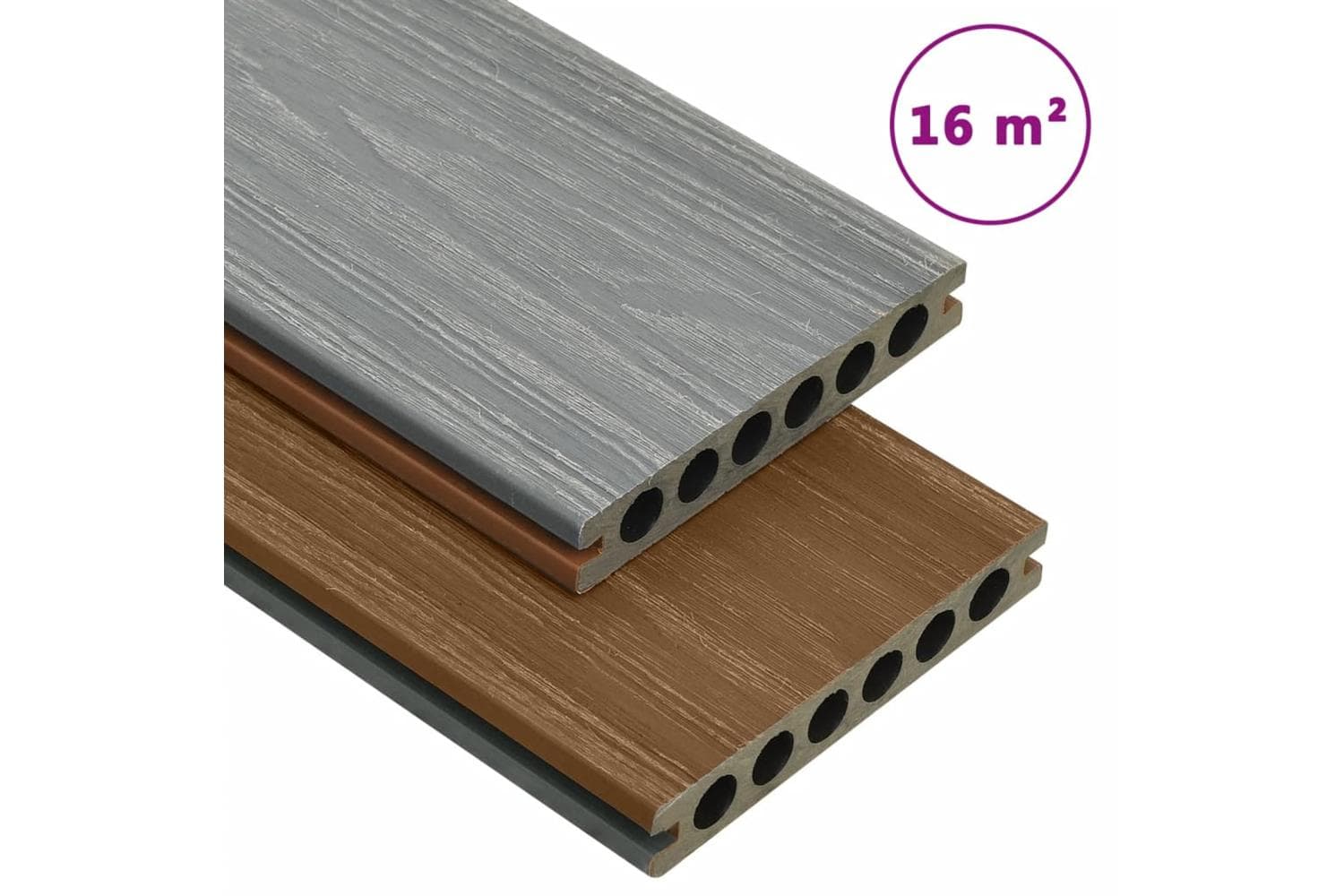 Vidaxl 3070464 Wpc Decking Boards With Accessories Brown And