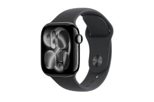 Apple Watch Series 11 | GPS | 42mm | Jet Black Aluminium | Black Sport Band | S/M