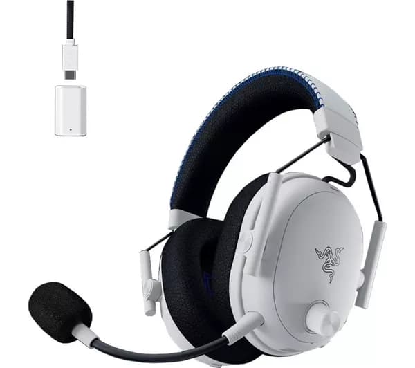 RAZER BlackShark V3 Pro Wireless 7.1 Gaming Headset for PlayStation - White