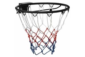Vidaxl Basketball Ring Black 45 Cm Steel