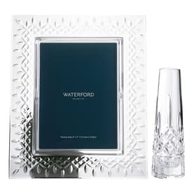 Lismore Picture Frame & Bud Vase Two-Piece Set