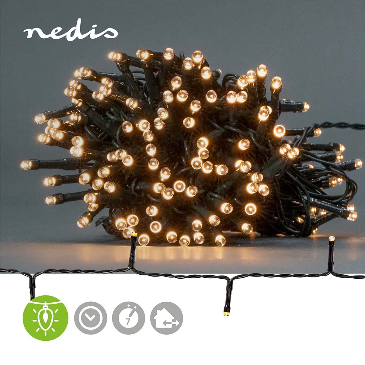 NEDIS Decorative Light String Of 14.4 Mtrs With 192...