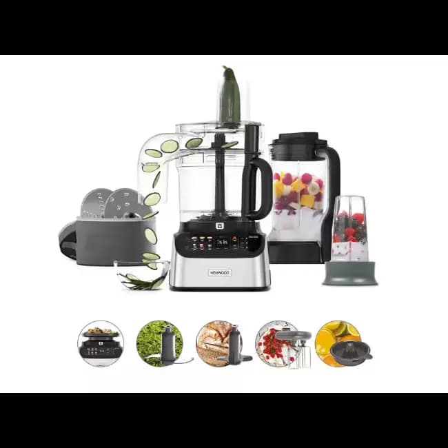 Kenwood MultiPro OneTouch Food Processor & Blender | Stainless Steel | FDM73.850SS
