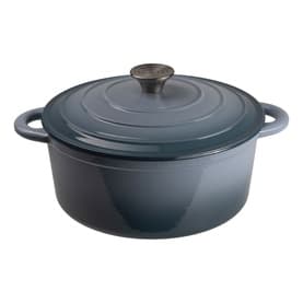 Cast Iron Sea Salt Blue Casserole Dish 26cm