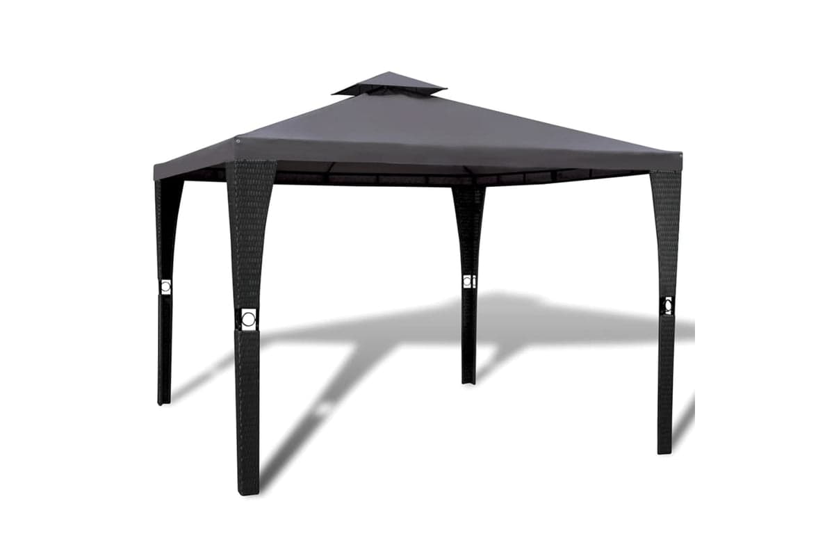 Vidaxl 41451 Gazebo With Roof 3x3 M Dark Grey