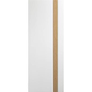 XL Joinery White Painted Door with Wood Inlay