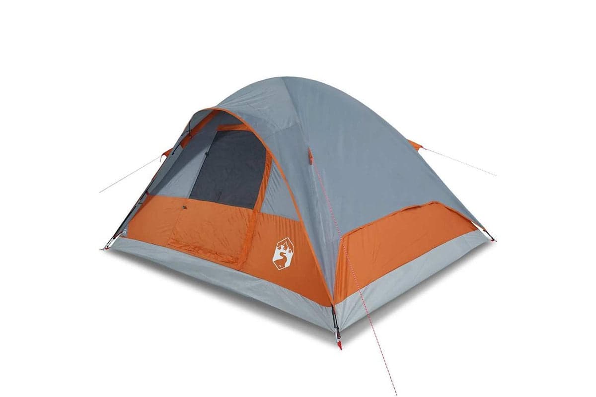 Vidaxl Family Tent Dome 6-person Orange Waterproof