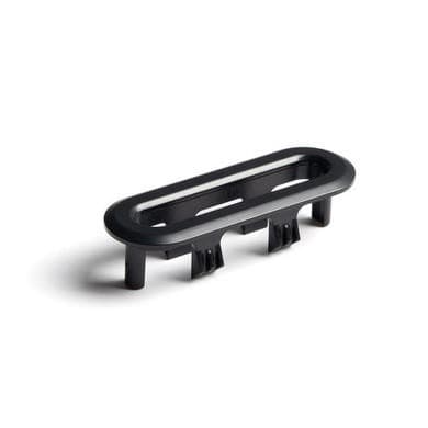 Matt Black Overflow Cover Suitable for Ontario Palma & Roma