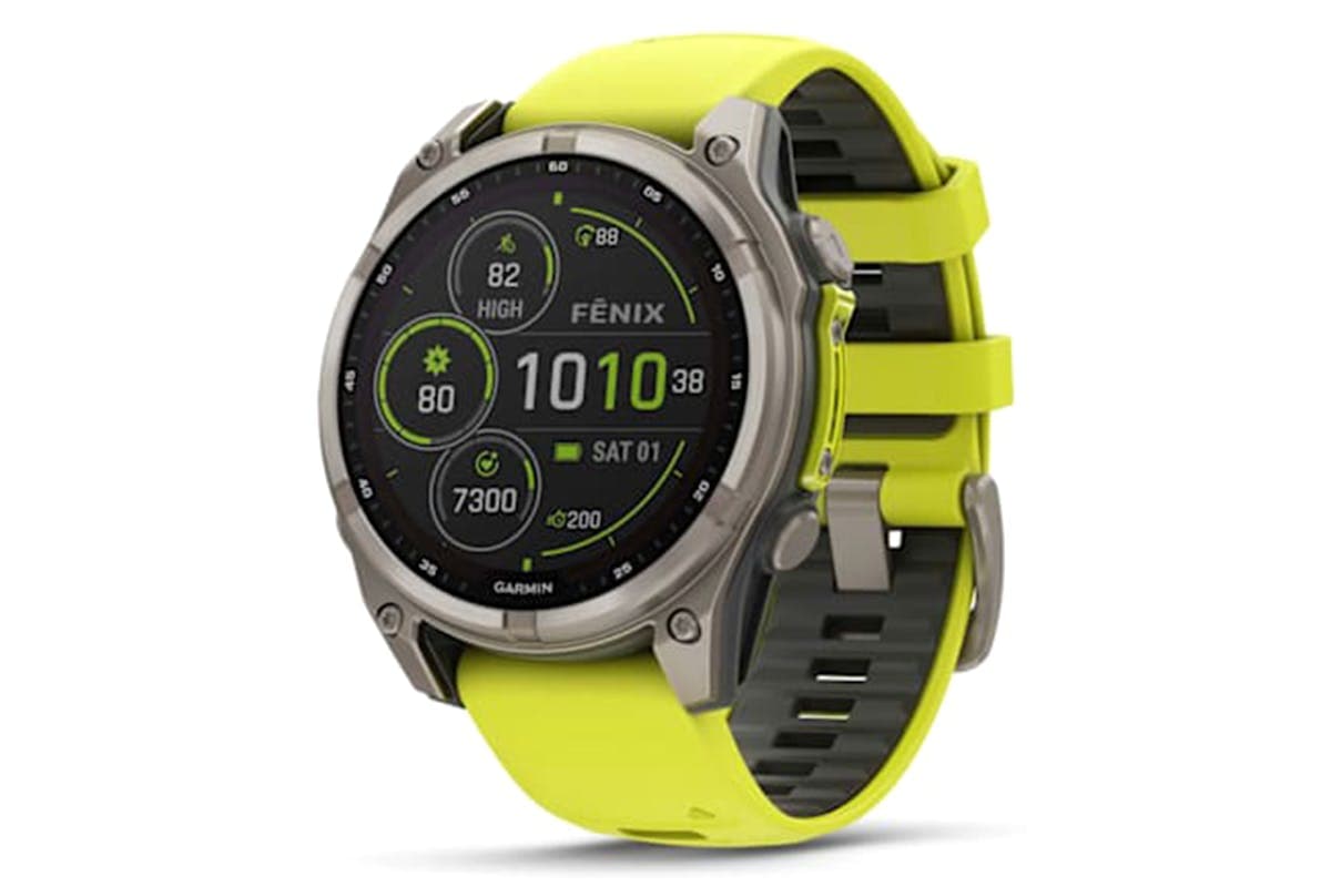 Garmin Fenix 8 Sapphire Solar | 47mm | Yellow & Graphite