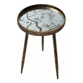Oriental Tree Round Side Table