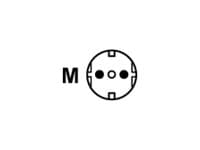 ZEBRA - power cable - power CEE 7/7 to power IEC 60320 C13 - 1.8 m