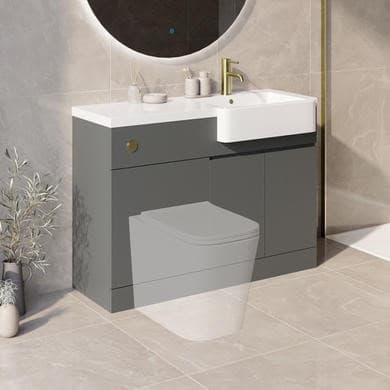 Bali Right Hand Toilet and Sink Unit