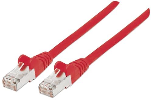 INTELLINET - NETWORK CABLE CAT5E CCA 15M RED SF/UTP SNAGLESS/BOOTED