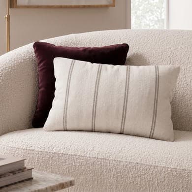 Payton Stripe Chenille Cushion