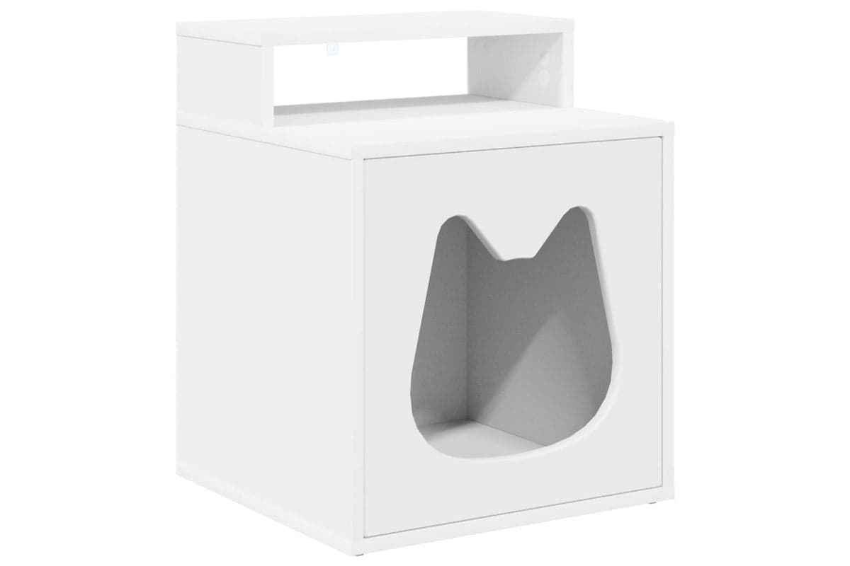 Vidaxl Cat House White 425 X 40 X 525 Cm Engineered Wood
