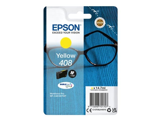 EPSON - 408 - high capacity - yellow - original - ink cartridge