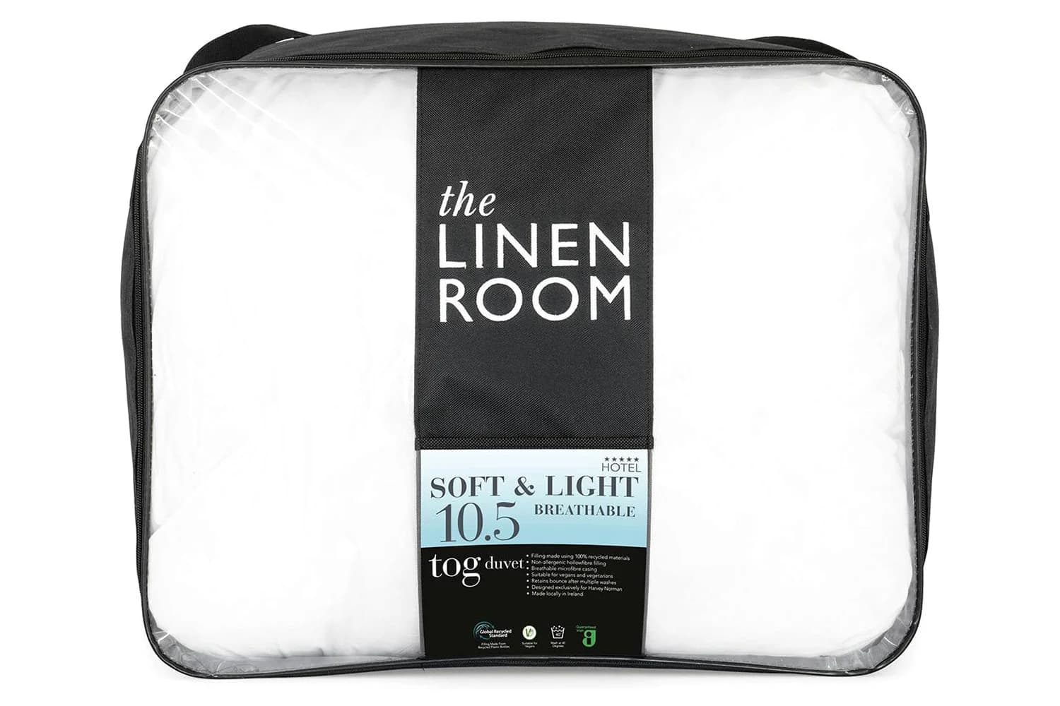 The Linen Room | Soft & Light 10.5 Tog Duvet | Double
