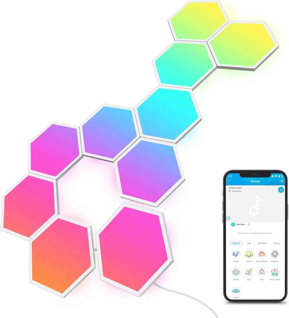 Govee Glide Hexa Smart LED Light Panels | 10 Pack