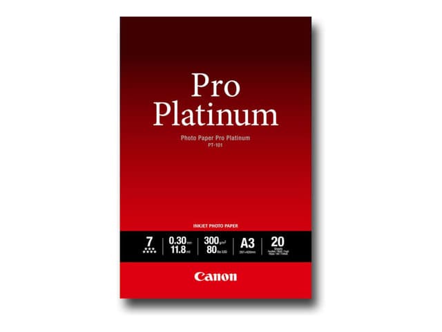 CANON - Photo Paper Pro Platinum - photo paper - 20 sheet(s) - A3 - 300 g/m²