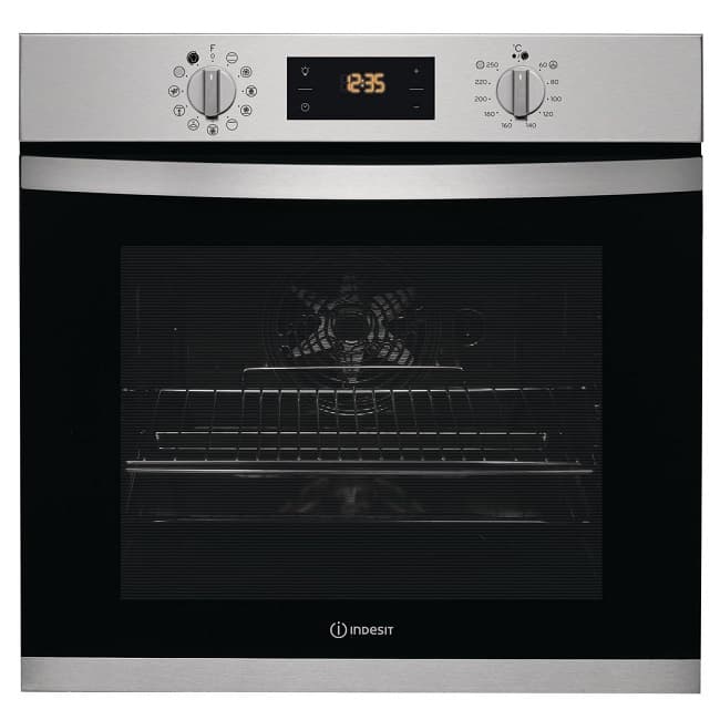 Indesit Self Cleaning Single Oven | IFW 3841 P IX UK